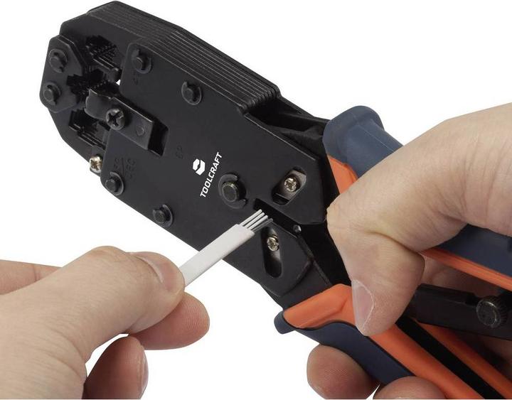 Produktbild Toolcraft Crimpzange RJ1011/12/45 4/6/8-polig (205 mm)
