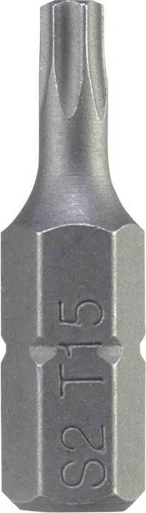 Actual product image Toolcraft 50 pcs T 15 Torx bit S2 steel (T 15)