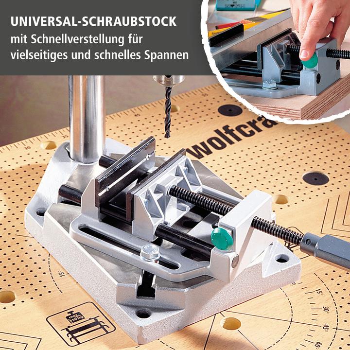 Produktbild wolfcraft 1 Universal-Schraubstock Backenbr. 100mm (100 mm)