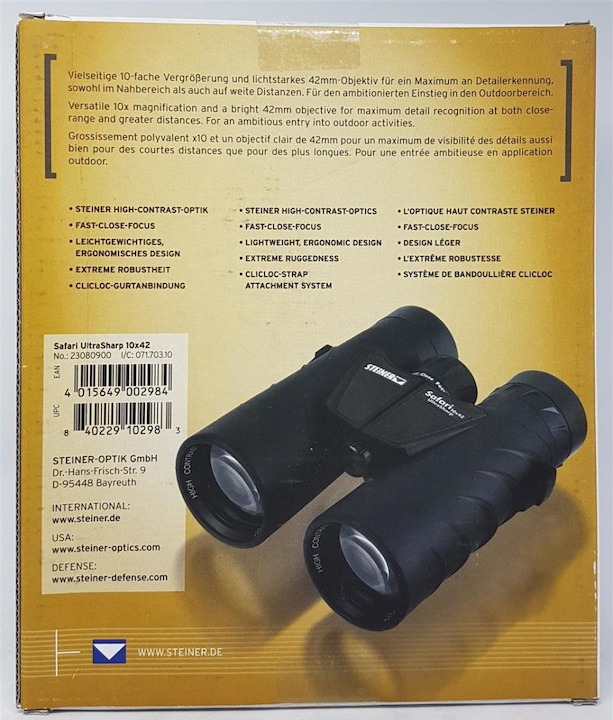 Actual product image Steiner Safari Ultrasharp (10 x, 42 mm)