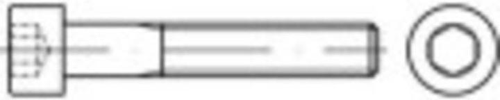 Produktbild Toolcraft A 2 - 70 Zylinderschrauben mit Innensechskant Abmessung: M 2.5 x 10 (100 Stück) (100 Schrauben pro Stück)