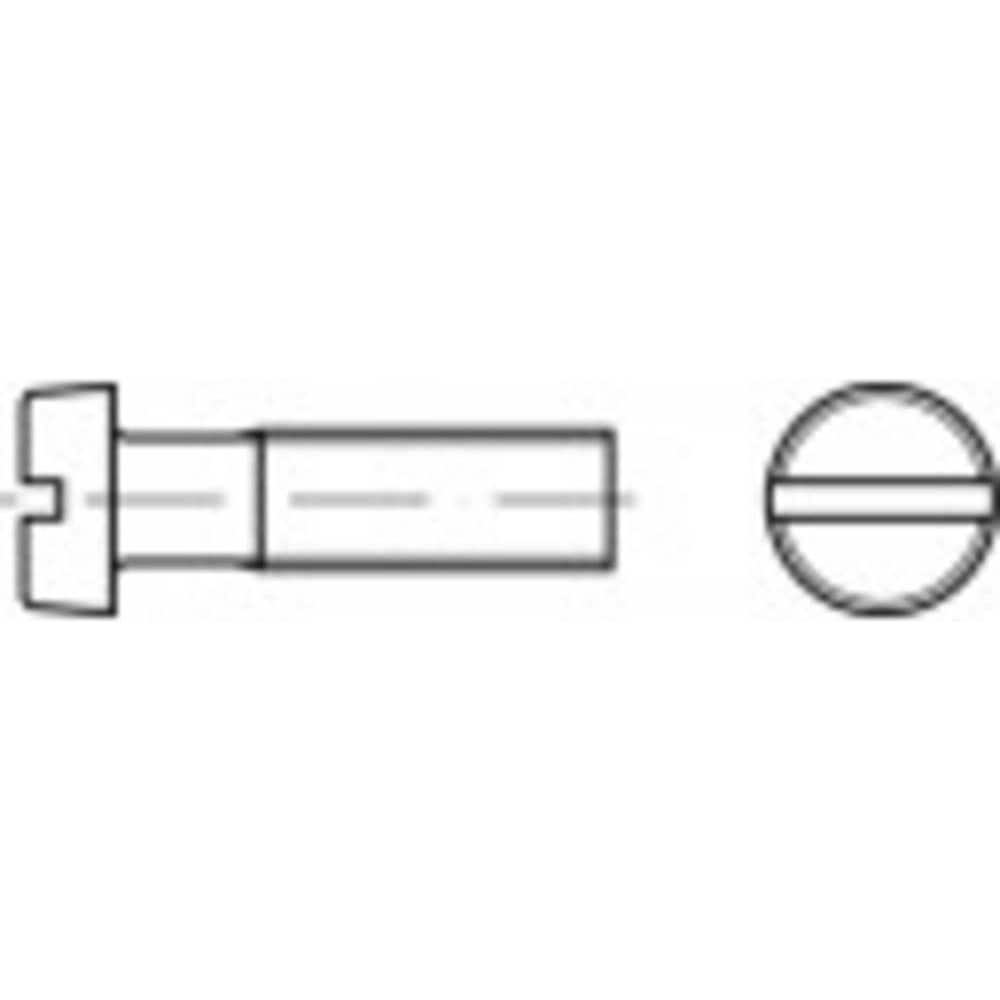 Toolcraft, Schrauben, Kunstoff PA Zylinderschrauben mit Schlitz Abmessung: M 3 x 8 (200 Schrauben pro Stück)