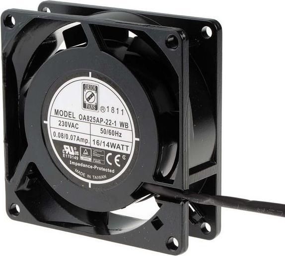 Produktbild RS PRO AC ball bearing fan,80mm 42.5cu.m/h 230V (80 mm)