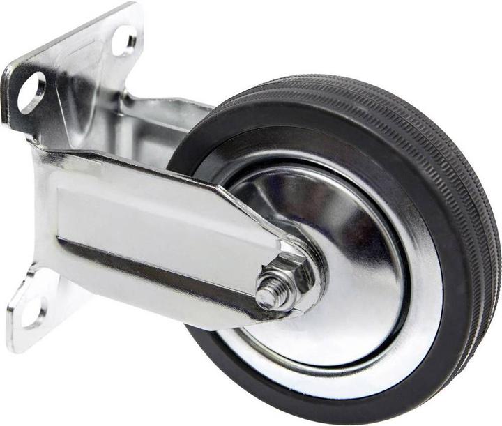 Actual product image Toolcraft Bockrolle Gummi Anschraubplatte