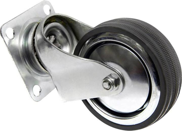 Productafbeelding Toolcraft Zwenkwiel Rubber schroefplaat