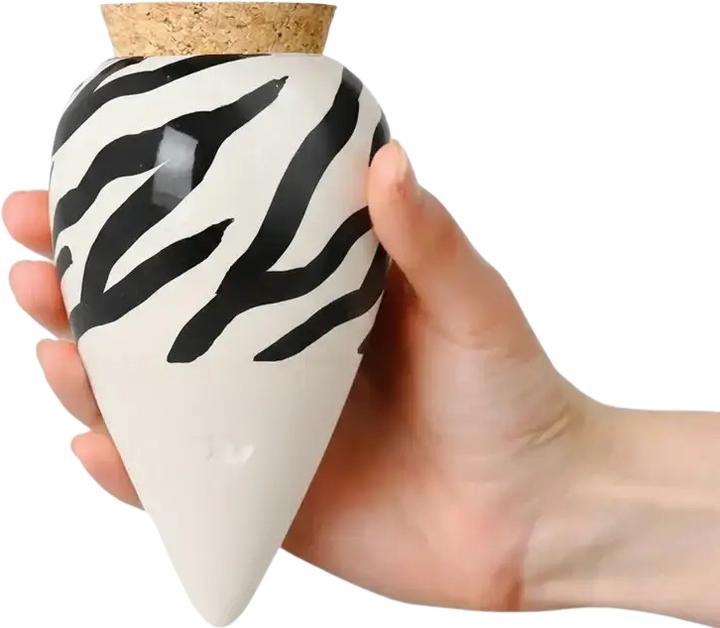 Bewässerungskegel Olla Zebra (Cône d'argile)