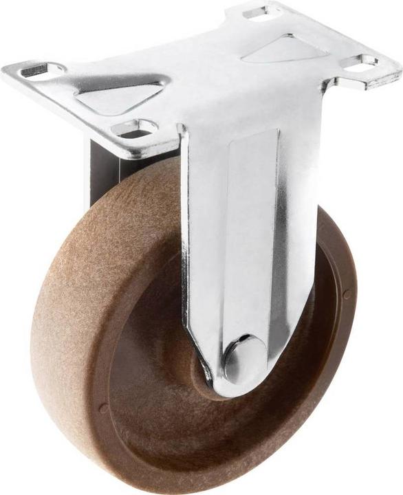 Productafbeelding Toolcraft Vast wiel Polyamide en vezels Boutbare plaat