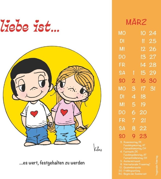 Immagine prodotto Alpha Edition l'amore è...2025 calendario con cartoline, 16x17cm, calendario da parete con cartoline a (16 x 17 cm, Copertina rigida, Tedesco)