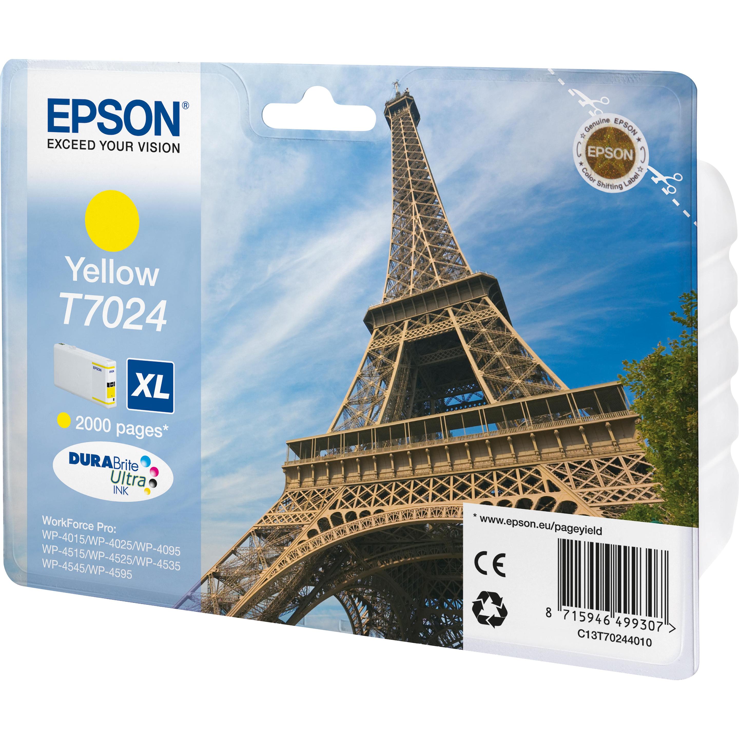 Epson, Druckerpatrone, T7024 DuraBrite Ultra (Y)