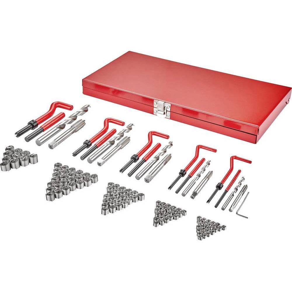 Thumbnail - Toolcraft, Gewindeschneider + Gewindebohrer, 131tlg. Gewindereparatursatz M5-M12