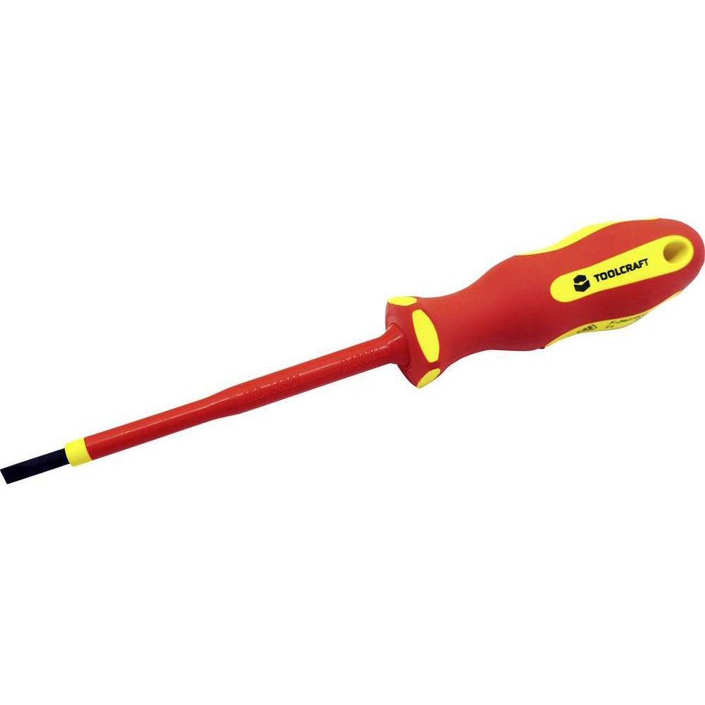 Thumbnail - Toolcraft, Schraubenzieher, VDE Schraubendreher Slotted SL5.5 125mm (Schlitzschrauben)