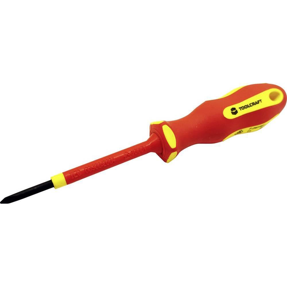 Toolcraft, Schraubenzieher, VDE Schraubendreher Phillips PH0 60mm (Phillipps-Kreuzschlitz (PH))