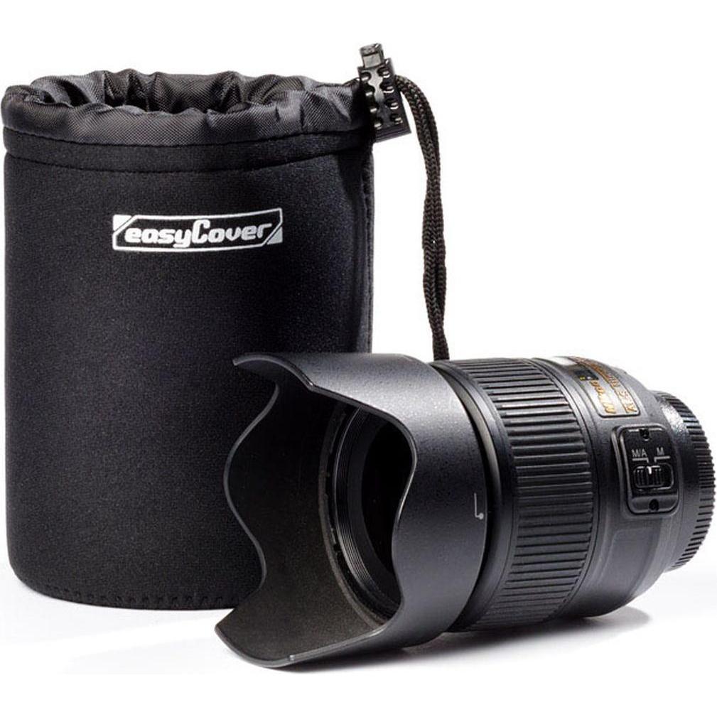 easyCover Easy Cover Neopren-Objektivabdeckung S / schwarz (Borsa lente), Borsa fotocamera, Nero
