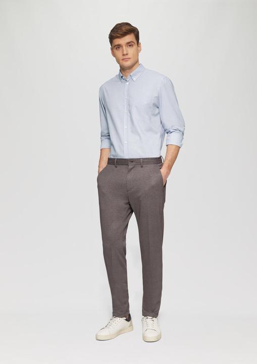 Image du produit S.Oliver Hemd Tailored Fit: Elastisches Baumwollhemd mit Strukturmuster (44)