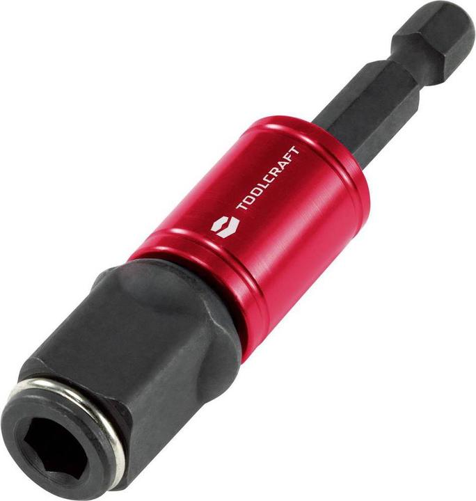 Actual product image Toolcraft 2 in 1 quick change bit holder length 72mm drive