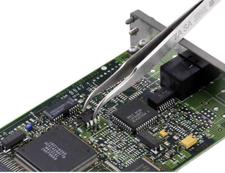 Productafbeelding Toolcraft Precisie pincet 7a SA Sikkelpunt gebogen rond fijn
