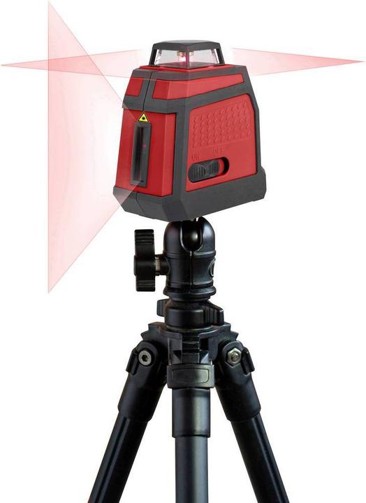 Actual product image Toolcraft 360 degree cross line laser with self-levelling