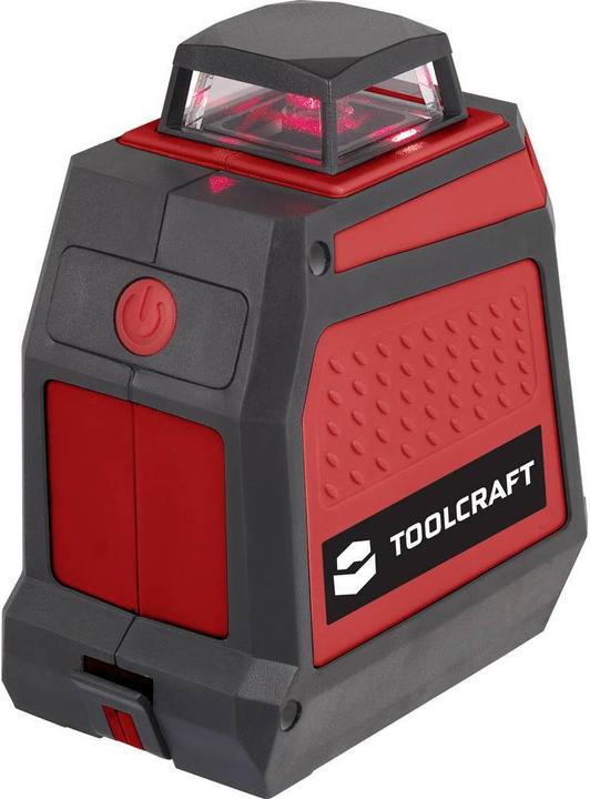Actual product image Toolcraft 360 degree cross line laser with self-levelling