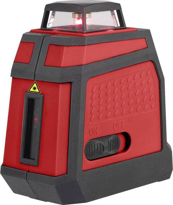 Actual product image Toolcraft 360 degree cross line laser with self-levelling