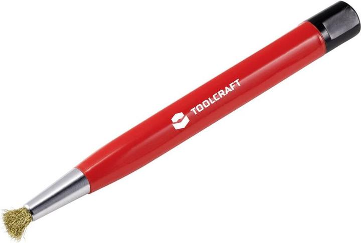Produktbild Toolcraft Ersatzpinsel für Glasfaser-Radierer 12er-Pack (Messingdraht) 4 mm
