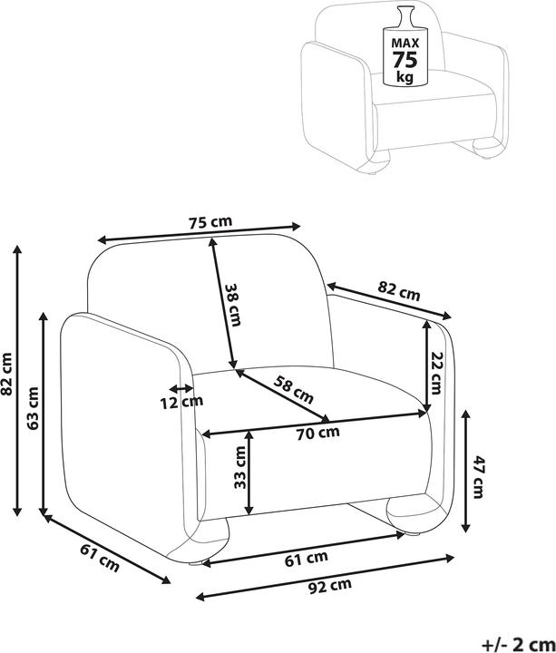 Produktbild Beliani Saland