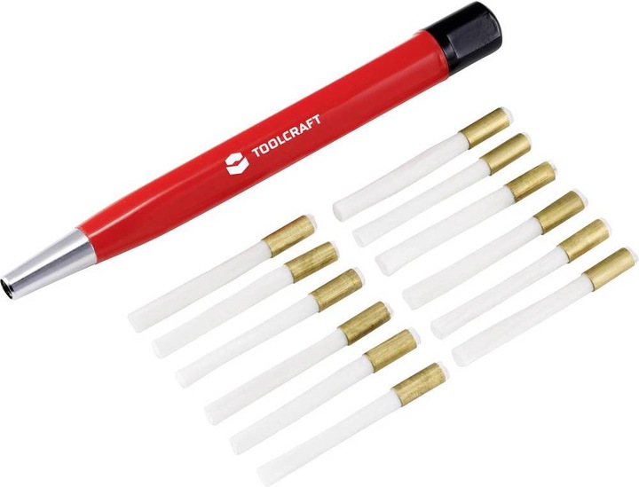 Immagine prodotto Toolcraft Spazzola di pulizia in fibra di vetro Penna per cancellare in fibra di vetro Gomma di vetro Ø 4 mm