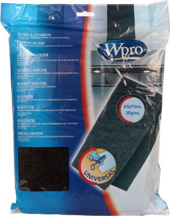 Image du produit WPRO UCF017 - Dunstabzugshaubenzubehör/ Aktivkohlefilter/ Universell/ Zuschneidbar