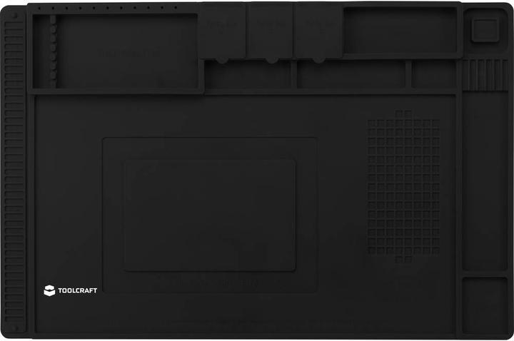 Actual product image Toolcraft Shelf Heat-resistant table pad, soldering pad, silicone pad