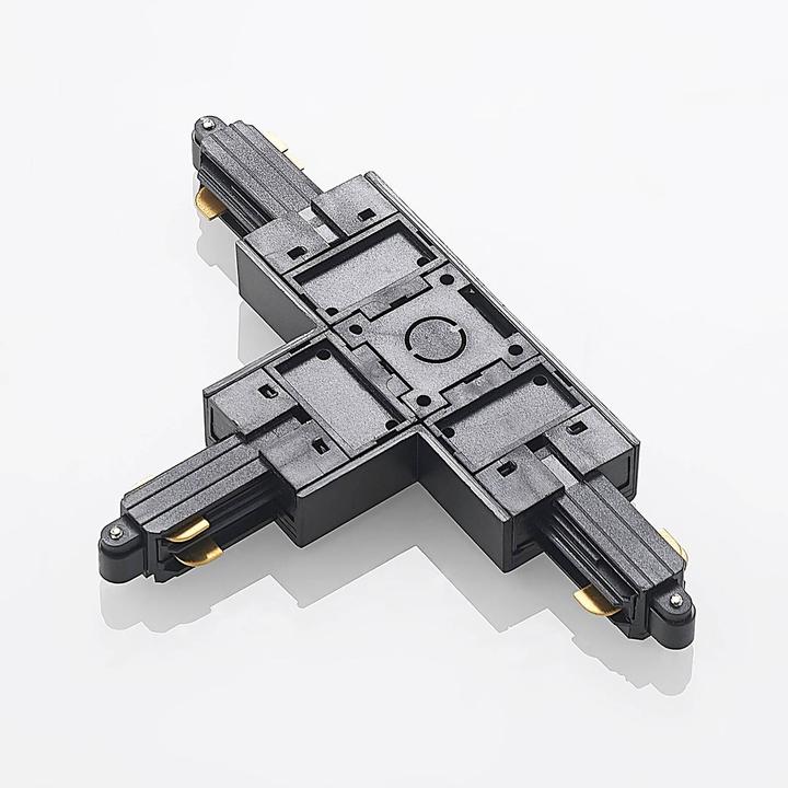 Actual product image Lindby T-connector 1-phase system, black
