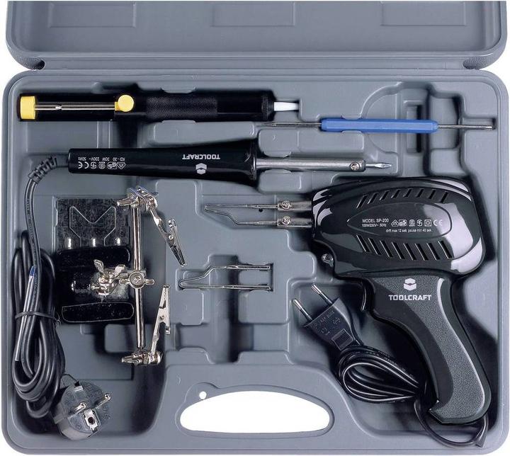 Actual product image Toolcraft Soldering Iron Set Solder