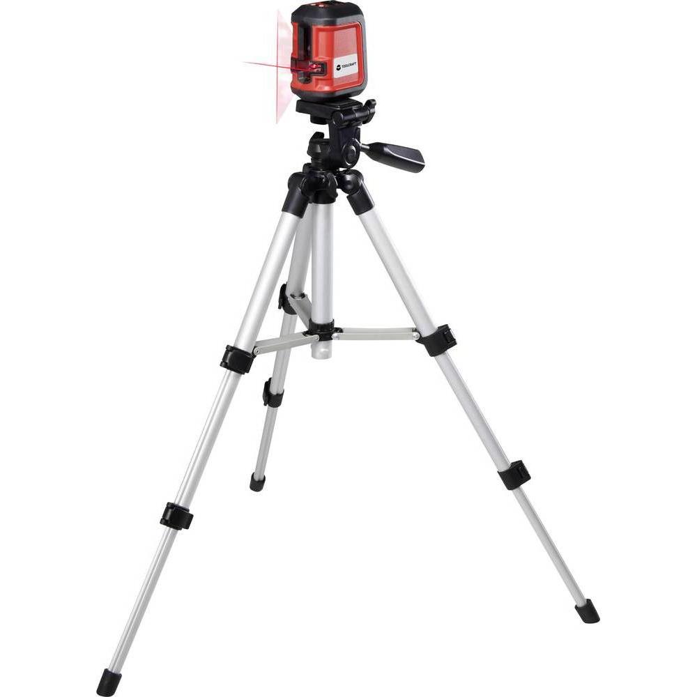 Toolcraft, Linienlaser, Kreuzlinienlaser CL8 mit Stativ