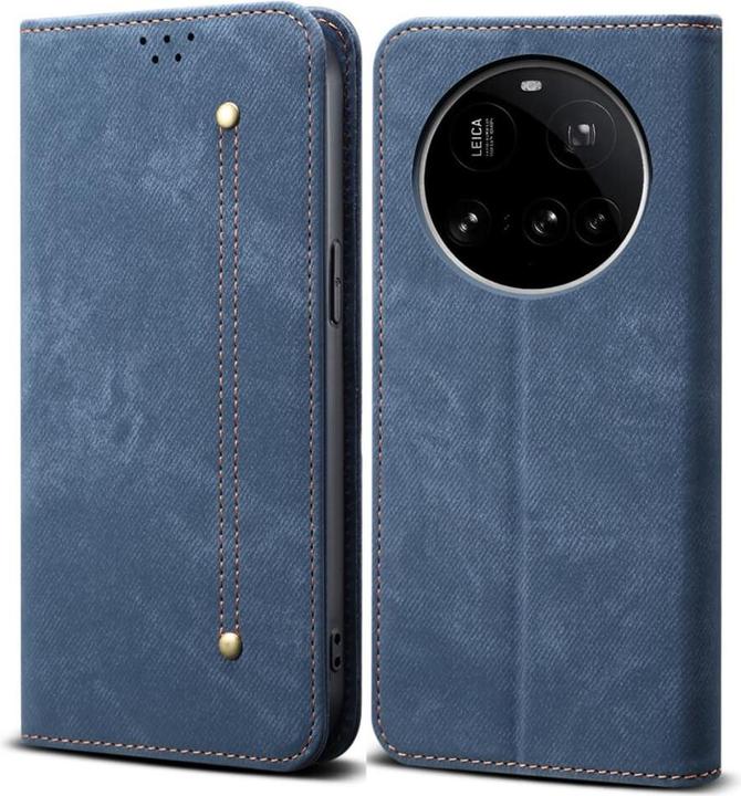 Actual product image Cover-Discount Xiaomi 15 Ultra - Flip Case in Jeans Stoff Optik