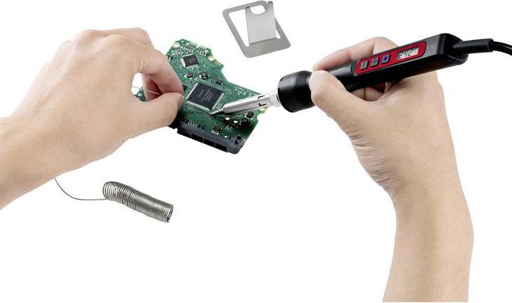 Immagine prodotto Toolcraft Saldatore 250 - 480 °C con display LCD, 80 W (Punta di saldatura)