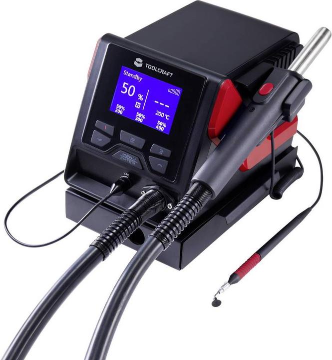 Actual product image Toolcraft Soldering / desoldering station TPS 800 digital 1000 W 100 to 480 °C