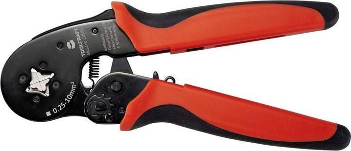 Actual product image Toolcraft Self-adjusting crimping pliers for wire ferrules (190 mm)