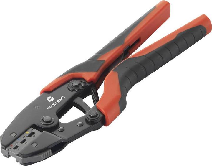 Produktbild Toolcraft Crimpzangen-Set 168teilig für Schrumpf- und Pressverbinder 0.5 - 8 mm² mit auswechselbaren (380 mm)