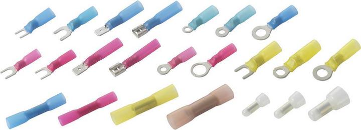 Produktbild Toolcraft Crimpzangen-Set 168teilig für Schrumpf- und Pressverbinder 0.5 - 8 mm² mit auswechselbaren (380 mm)