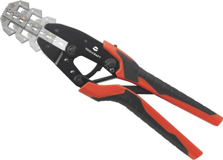 Produktbild Toolcraft Crimpzangen-Set 168teilig für Schrumpf- und Pressverbinder 0.5 - 8 mm² mit auswechselbaren (380 mm)