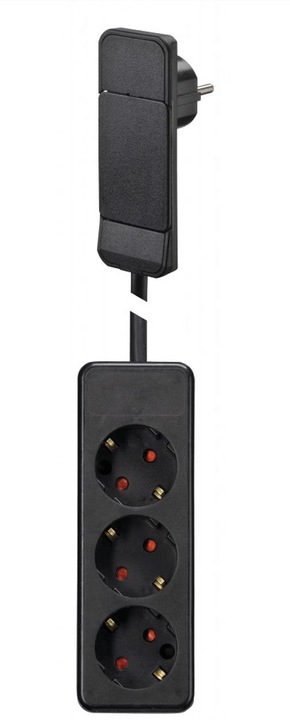 Produktbild Bachmann Aufputz-Steckdose (3 x, CEE 7/3, CEE 7/7, 1.60 m)