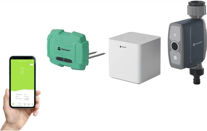 Immagine prodotto Toolcraft Sistema di irrigazione WiFi (Computer per l'irrigazione)