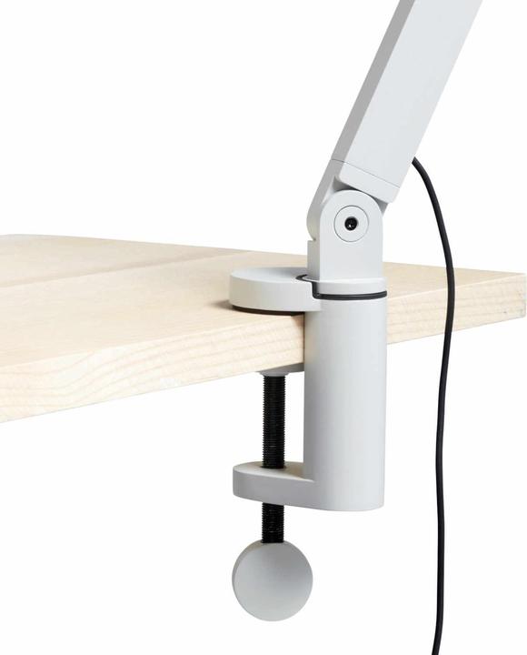 Actual product image HAY PC table lamp 2 arms w. clamp Soft Black (407 lm)