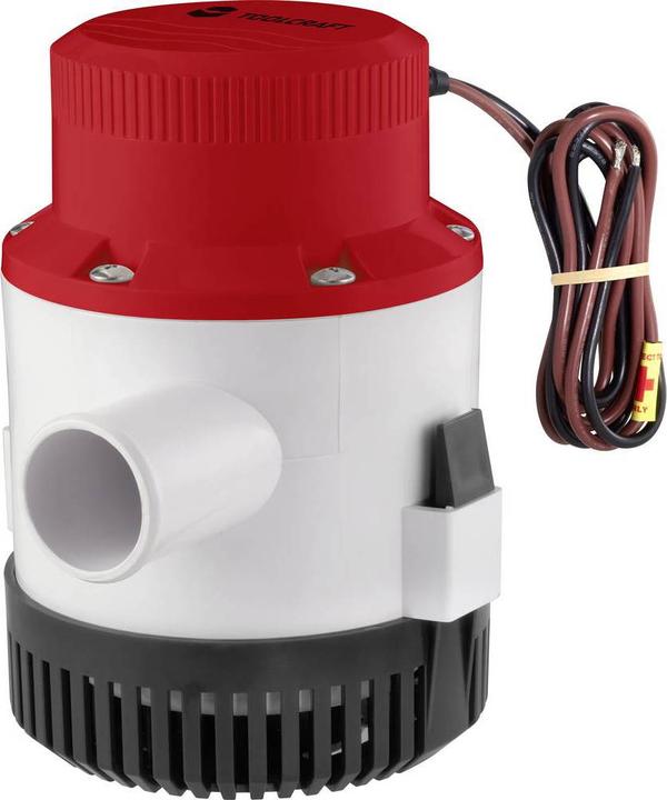 Produktbild Toolcraft Bilgenpumpe 12 V, 16 A, 13.249 l/h (Bohrmaschinenpumpe)