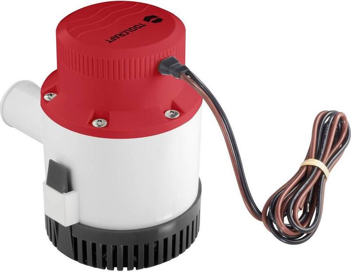 Produktbild Toolcraft Bilgenpumpe 12 V, 16 A, 13.249 l/h (Bohrmaschinenpumpe)