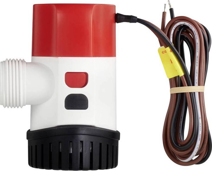 Produktbild Toolcraft Bilgenpumpe mit Sensor 12 V, 3.5 A, 3028 l/h (Durchlaufpumpe)