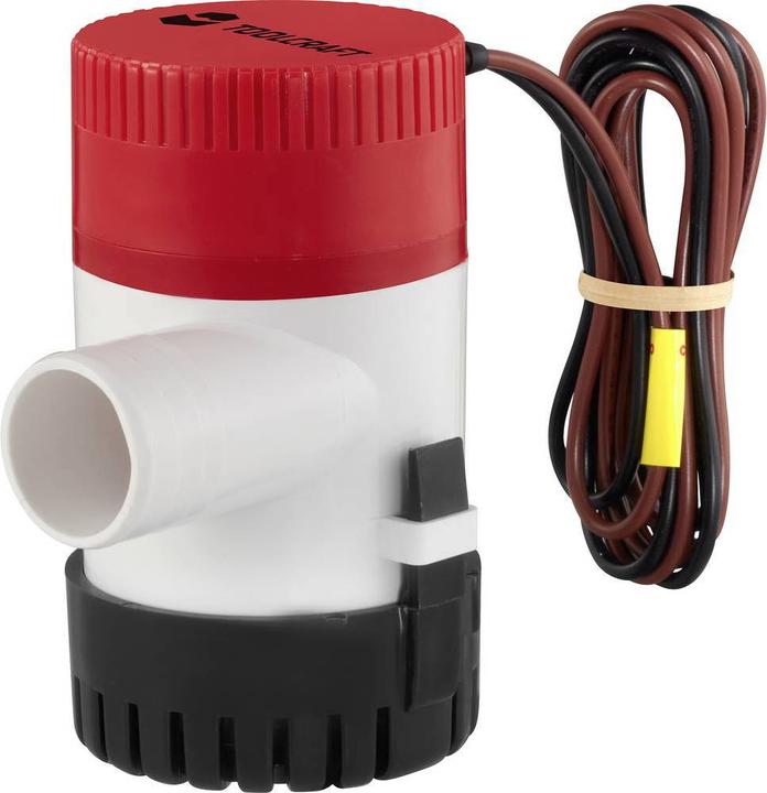 Toolcraft Bilgenpumpe 12 V, 3 A, 4164 l/h