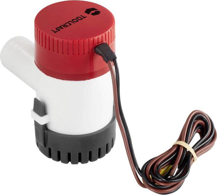 Actual product image Toolcraft Bilge pump 12 V, 3 A, 4164 l/h (Drill pump)