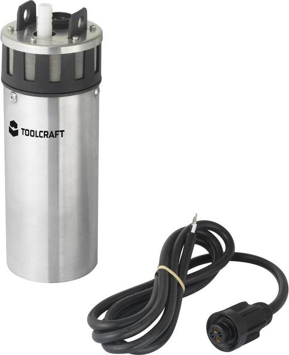 Actual product image Toolcraft Deep well pump 24 V, 6 A, 390 l/h (Flow pump)