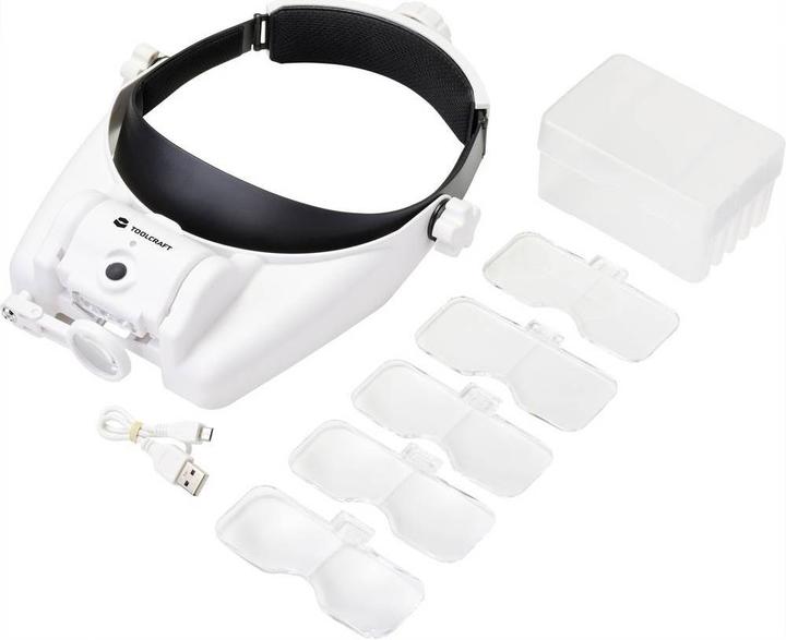 Image du produit Toolcraft Loupe frontale à LED rechargeable