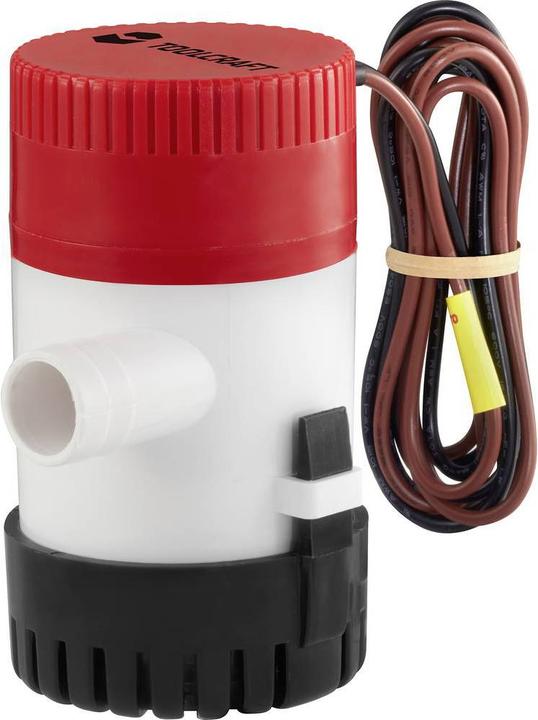 Produktbild Toolcraft Bilgenpumpe 12 V, 2.5 A, 2839 l/h (Bohrmaschinenpumpe)