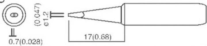 Actual product image Toolcraft Soldering tip (Soldering tip)